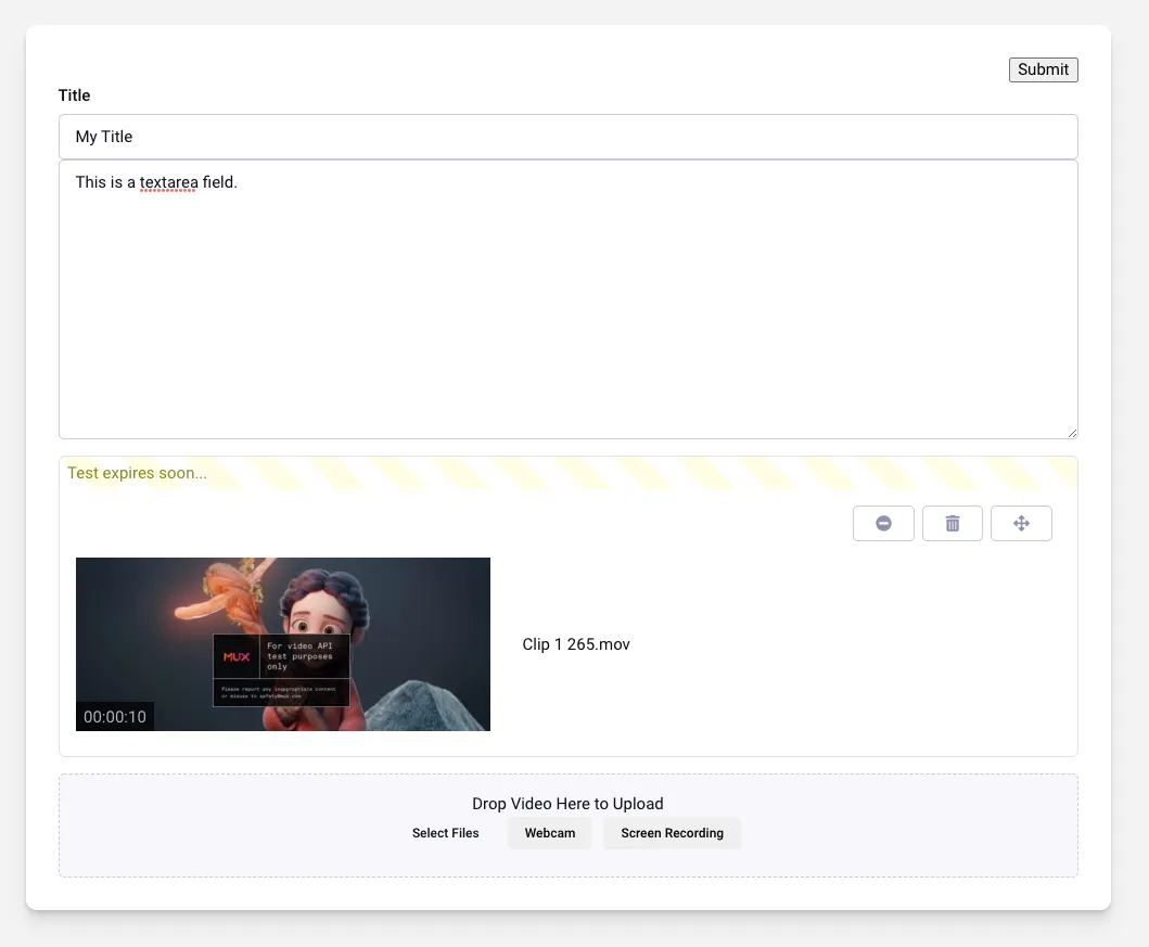 create access token in Mux