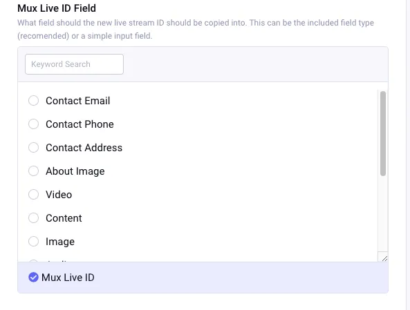 copy mux webhook url